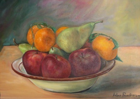 Piatto con frutta 